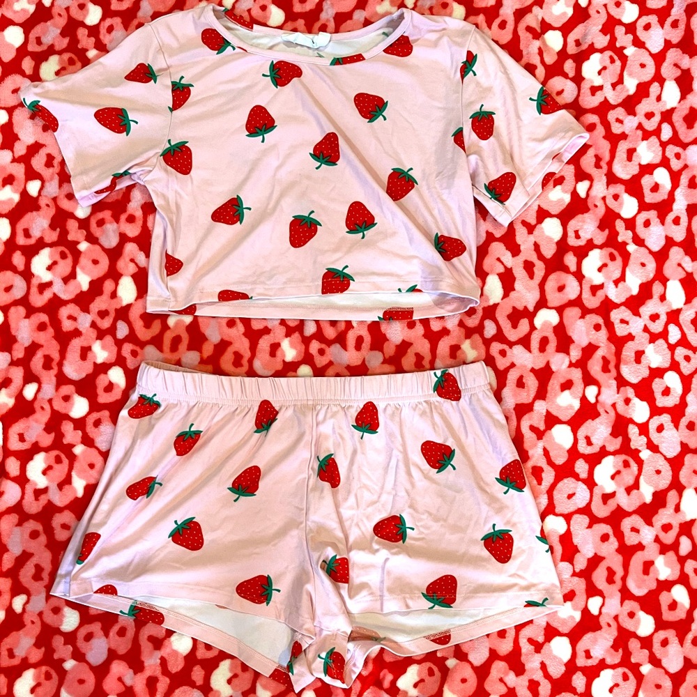 Strawberry Pajama Set